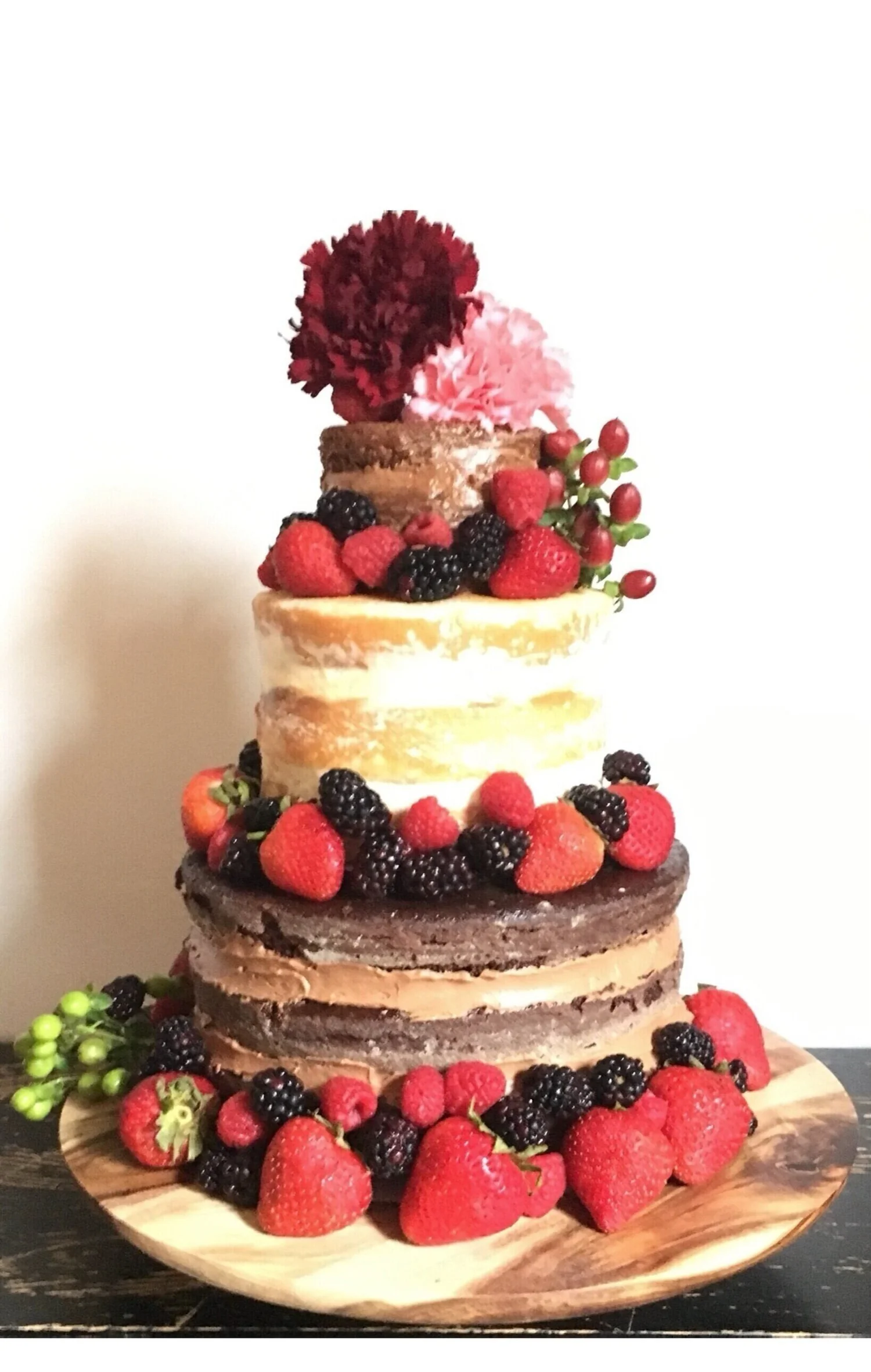Tiered wedding cake by Jojo Cakes